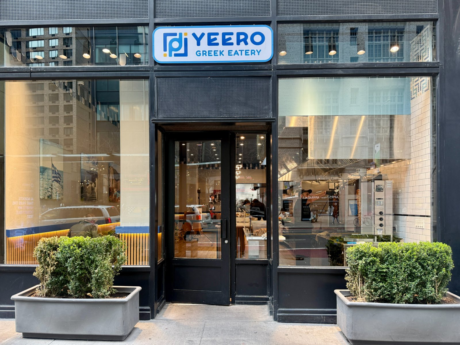 The Hellenic Kitchen storefront in Midtown Manhattan